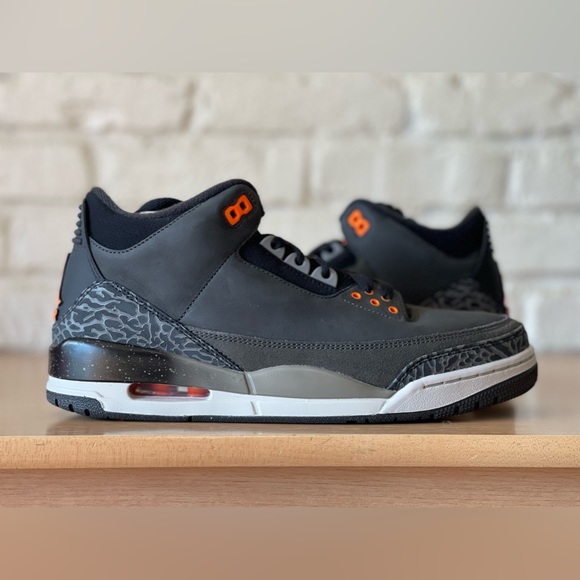 jordan 3 grey orange